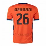 Maglia Paesi Bassi Giocatore Gravenberch Home 2024-2025