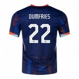 Maglia Paesi Bassi Giocatore Dumfries Away 2024-2025