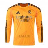 Maglia Real Madrid Away Manica Lunga 2024-2025