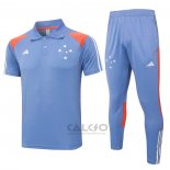 Conjunto Polo Cruzeiro 2024-2025 Grigio