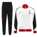 Tuta da Track di Giacca Liverpool 2024-2025 Bianco