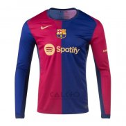 Maglia FC Barcellona Home Manica Lunga 2024-2025