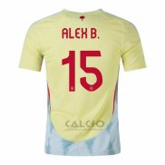 Maglia Spagna Giocatore Alex B. Away 2024