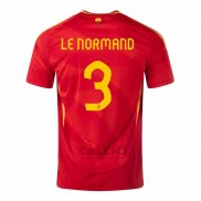 Maglia Spagna Giocatore Le Normand Home 2024