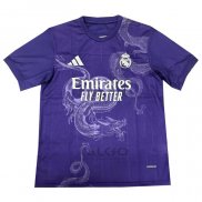 Maglia Real Madrid Dragon 2024-2025 Purpura Thailandia