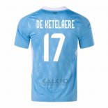Maglia Belgio Giocatore De Ketelaere Away 2024
