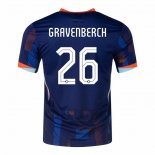 Maglia Paesi Bassi Giocatore Gravenberch Away 2024-2025